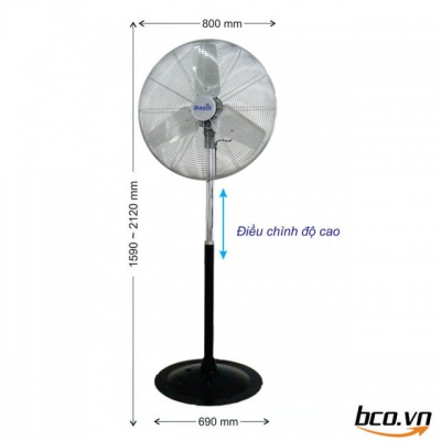 Quạt đứng công nghiệp Dasin KSM-3076H